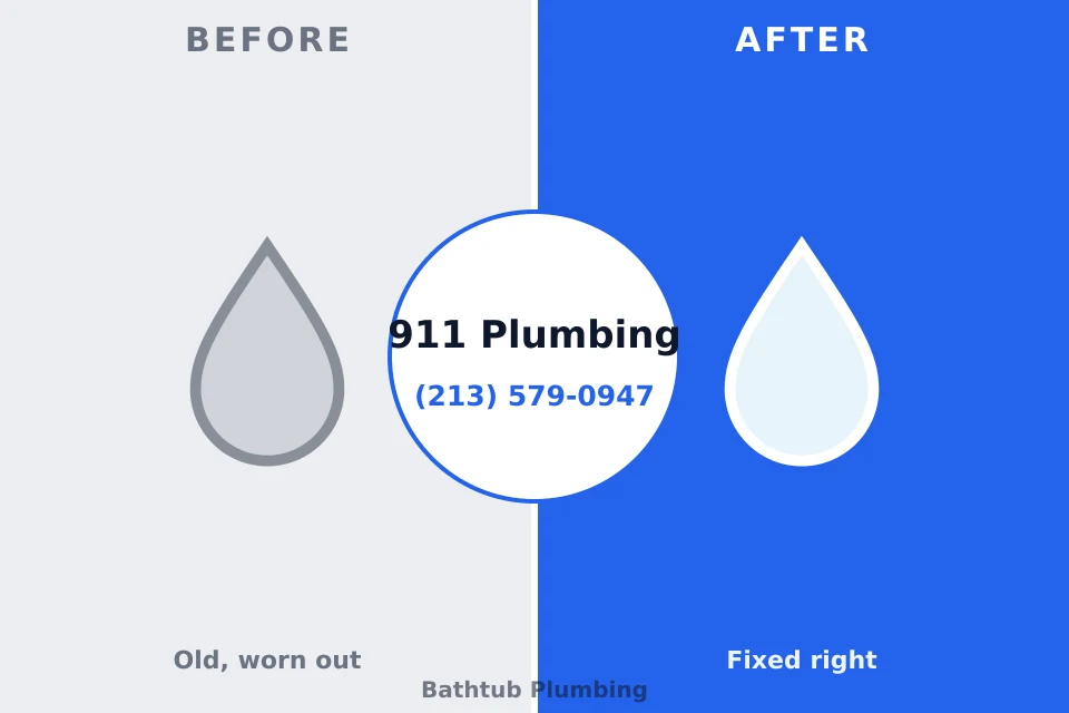 Before and after: plumbing company Mounds, OK